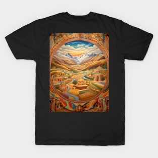 Andean Impressions: Expressive Portraits, Mochica Ceramics, and Textile Beauty Unveiled T-Shirt